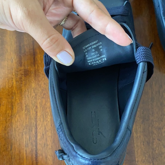 Coach Leather Sneakers - Picture 3 of 4